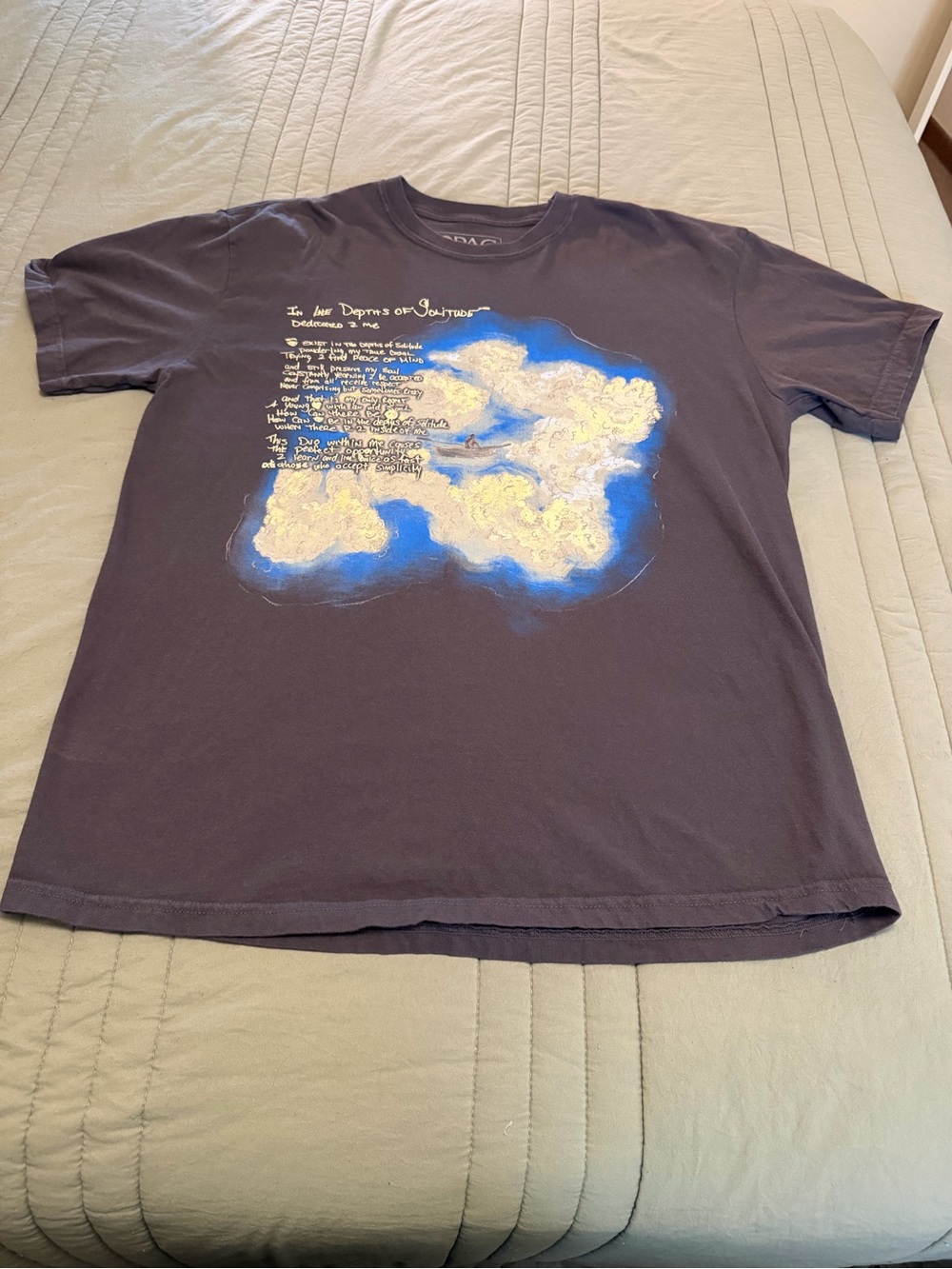 Official 2pac Store Poetry Shirt (Never Worn, Size XL)